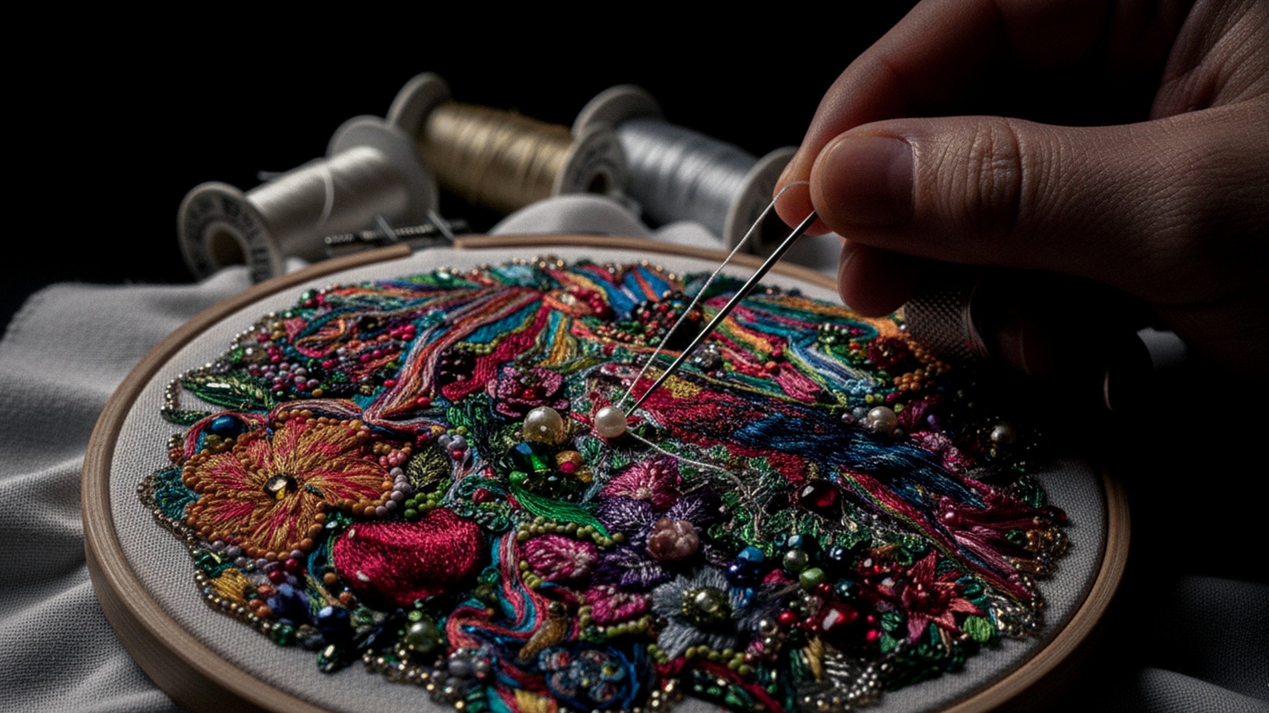 Broderie — arts du fil, geste signature